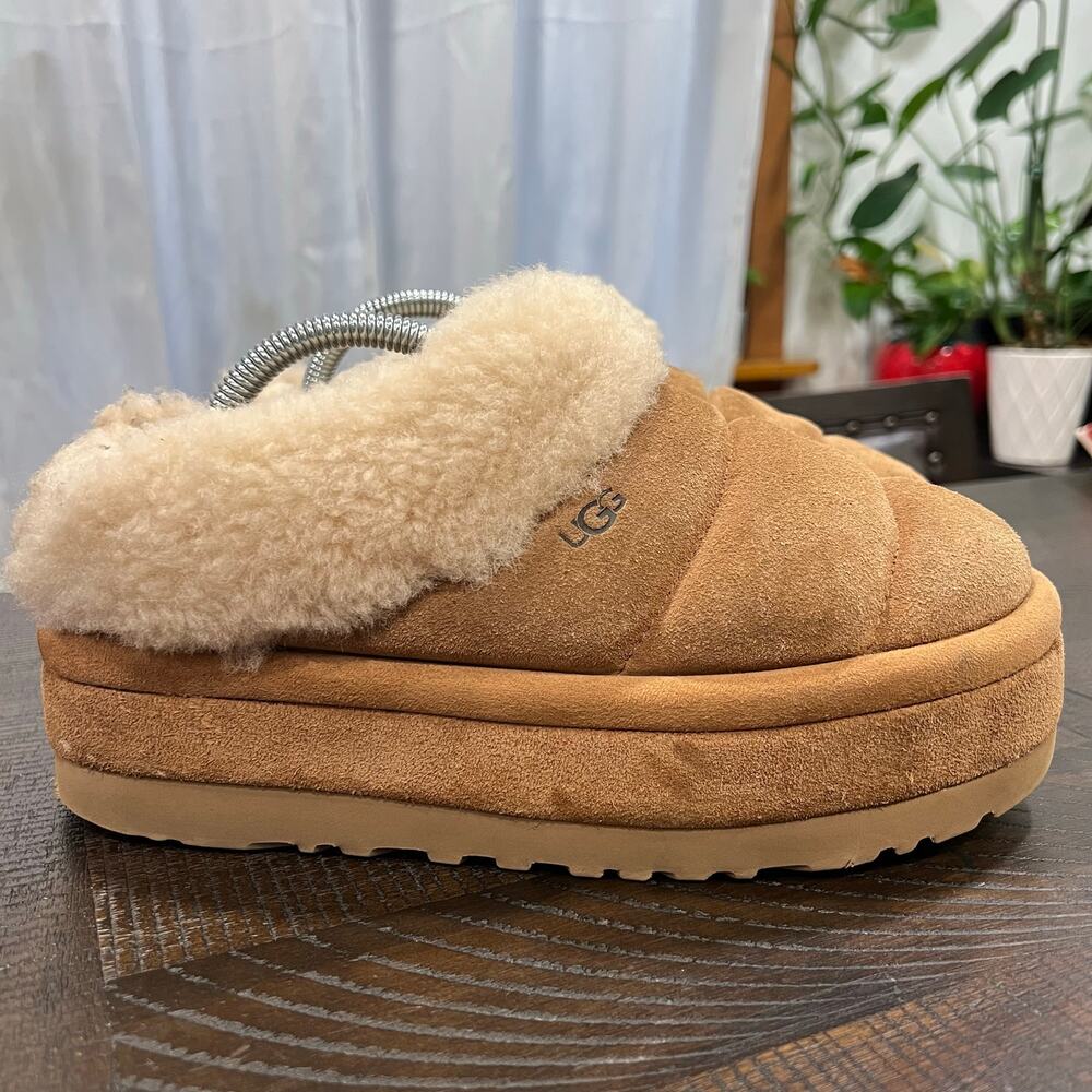 UGG Women's Tazzlita platform Slippers in chestnut 7 women